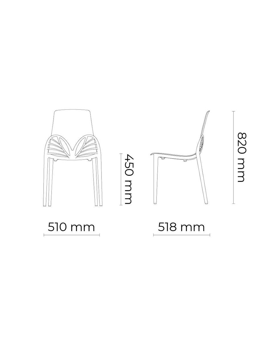 Silla sin brazos 4
