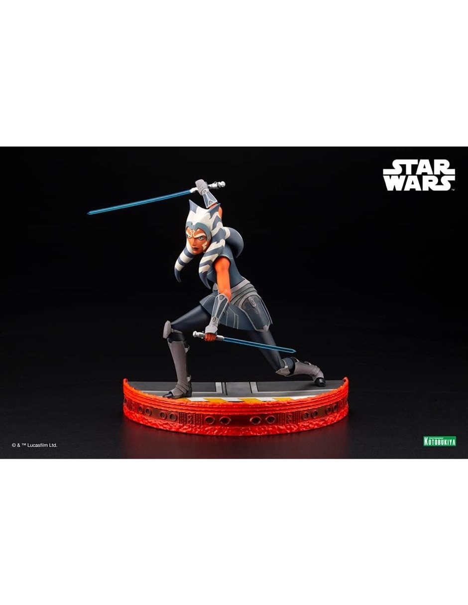 Figura de colección Star Wars: The Clone Wars Ahsoka Tano estándar Kotobukiya 6