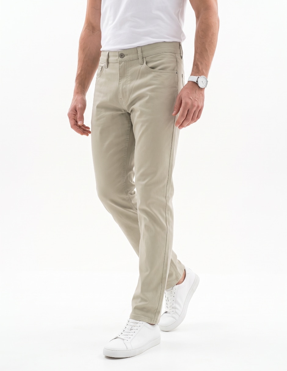 Pantalón Straight de algodón para hombre Pantalón Straight de algodón para hombre
