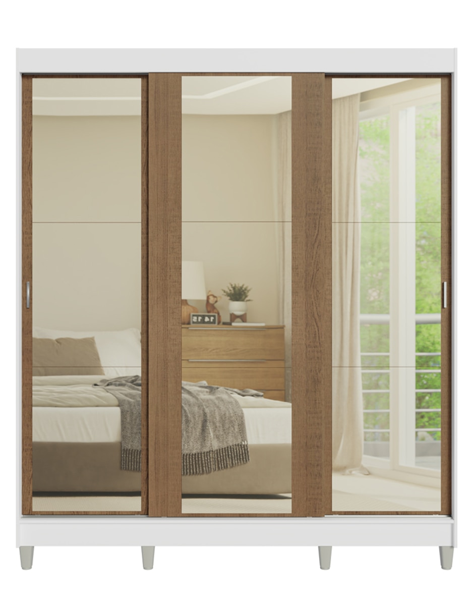 Ropero armable 10959B3ECP de MDP Ropero armable 10959B3ECP de MDP