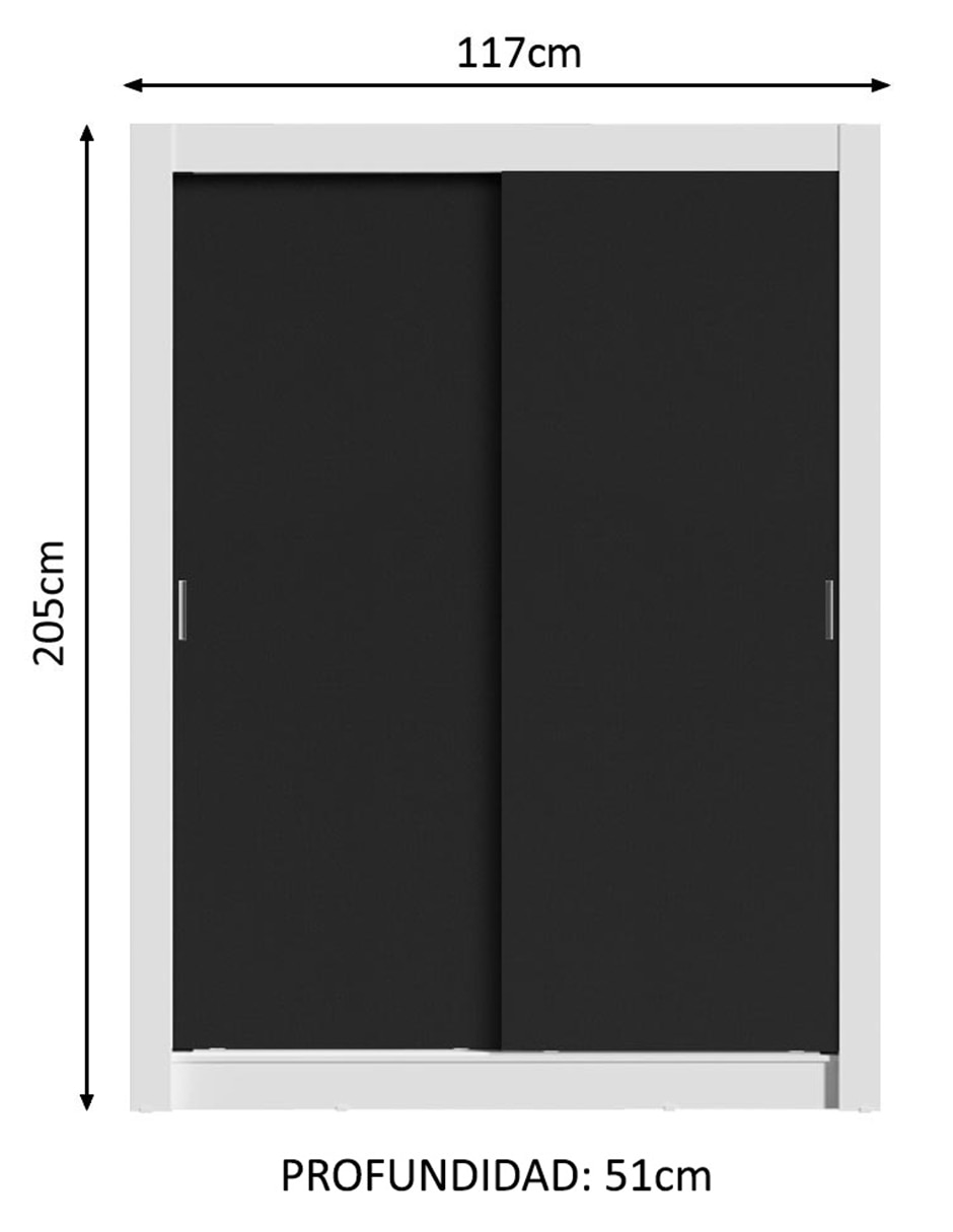Ropero armable 1094732G de MDP 5
