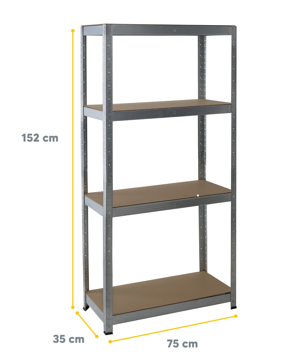 Estante de mdf industrial es4n152gamdf 8