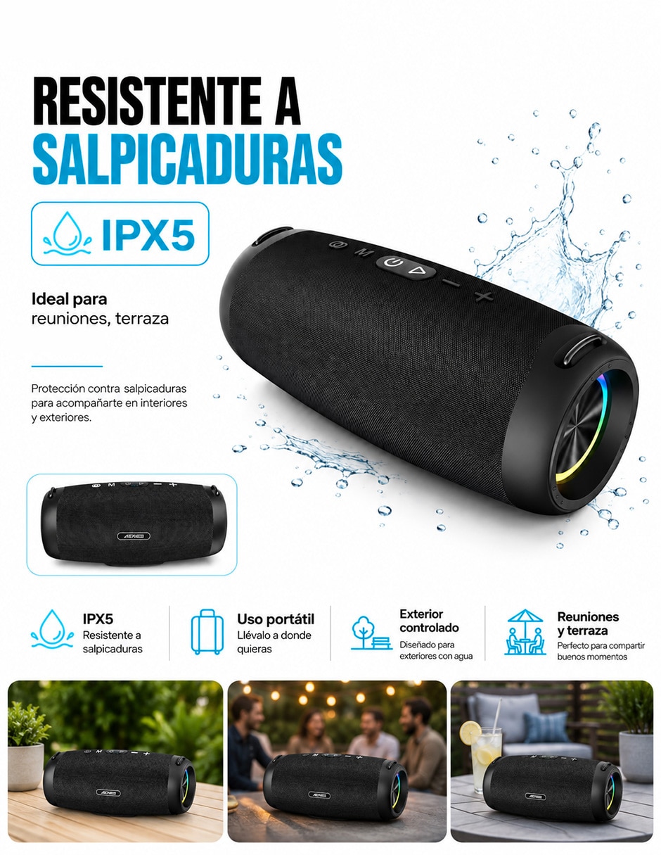 Bocina Bluetooth 7