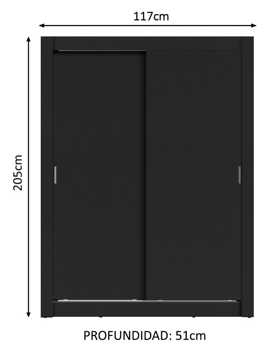 Ropero armable 10948N2G de MDP 9