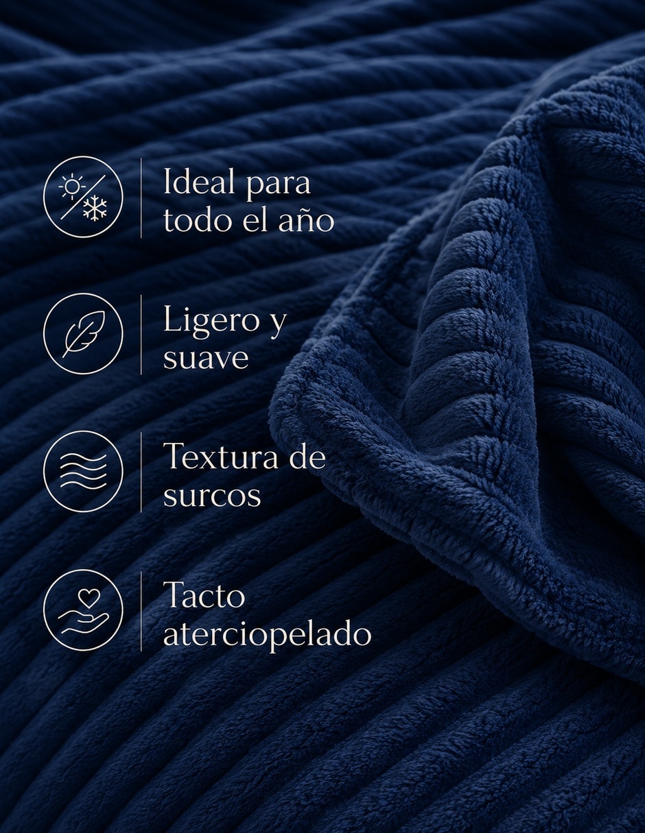Cobertor estampado texturizado 2