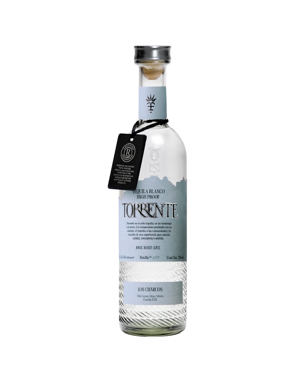 Tequila torrente blanco high proof tipo blanco