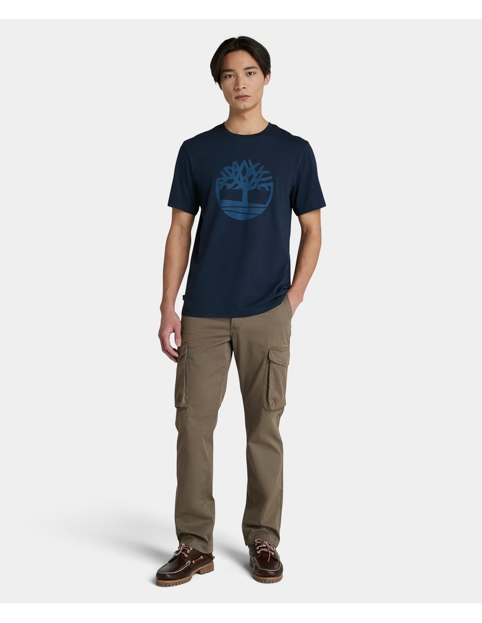 Playera timberland northwood de manga corta cuello redondo para hombre 2