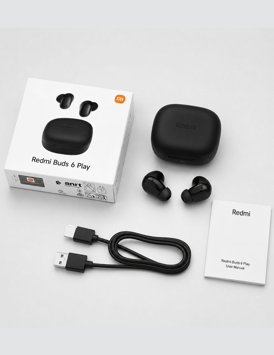 Audífonos True Wireless Xiaomi Redmi Buds 6 Play Conexión inalámbrica con cancelación de ruido 4