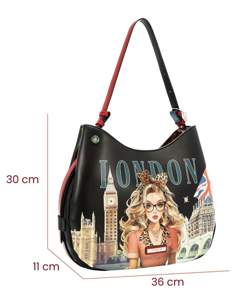 Bolsa hobo london eye para mujer 4