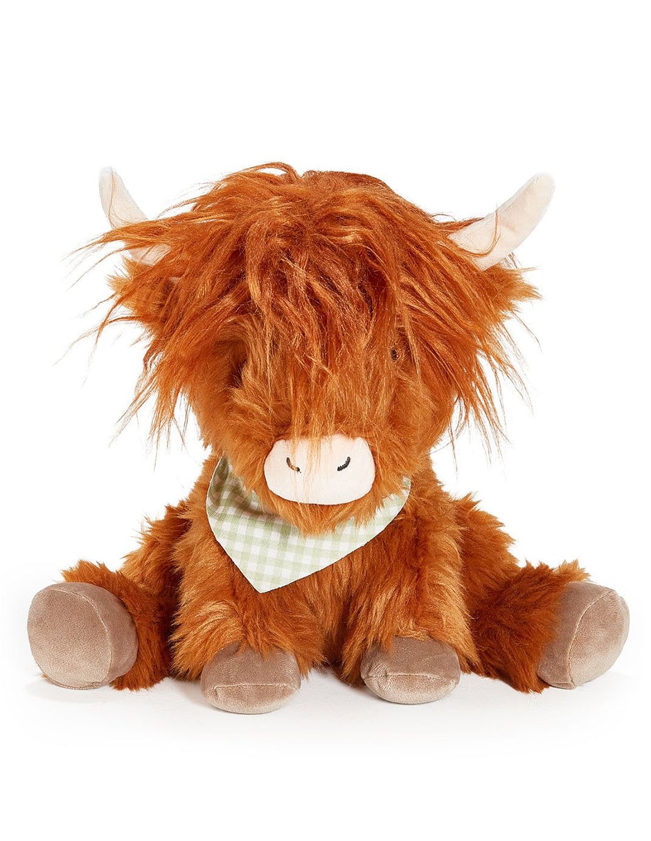 Peluche de vaca hecho a mano de 29 cm