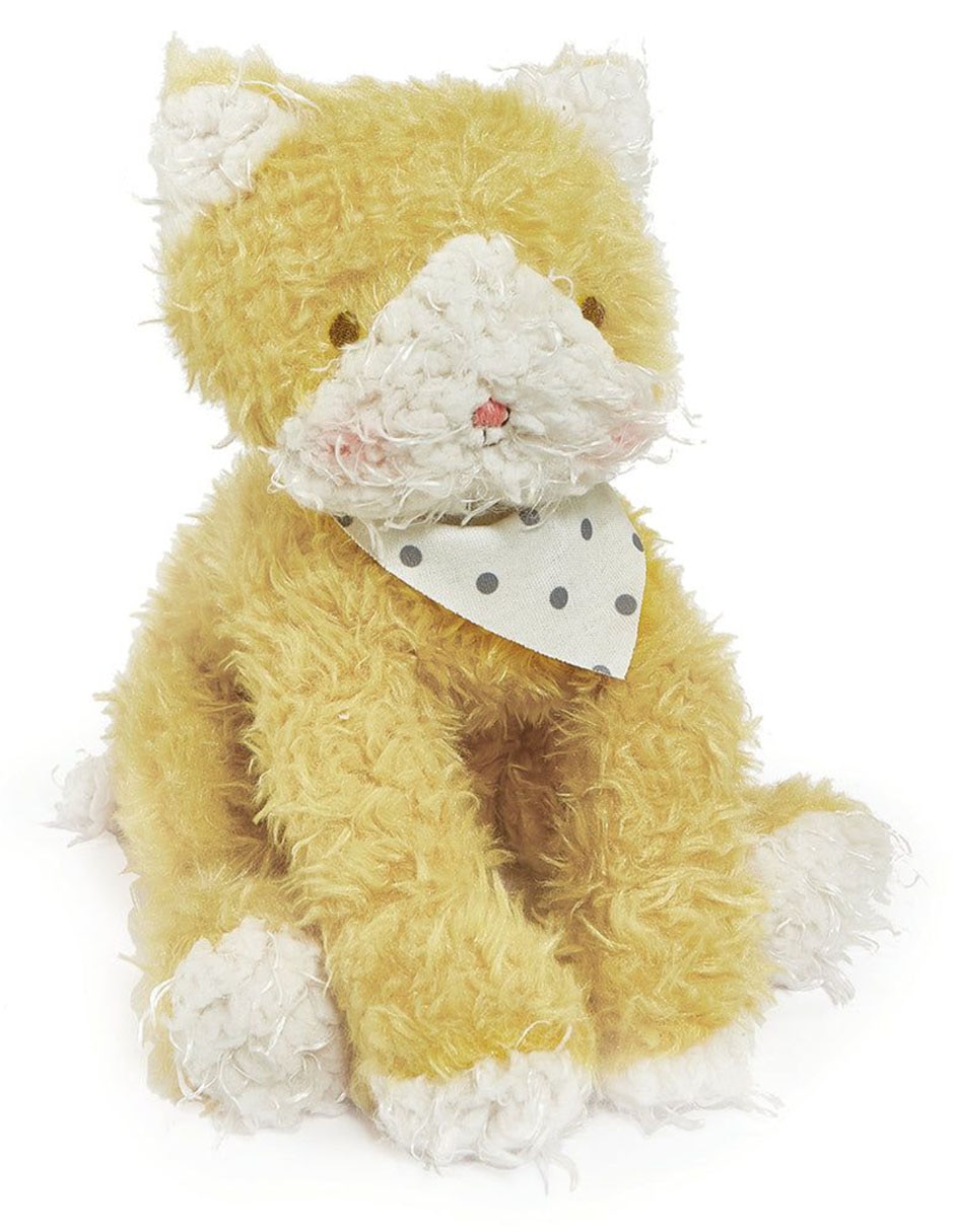 Peluche de gato hecho a mano de 30 cm