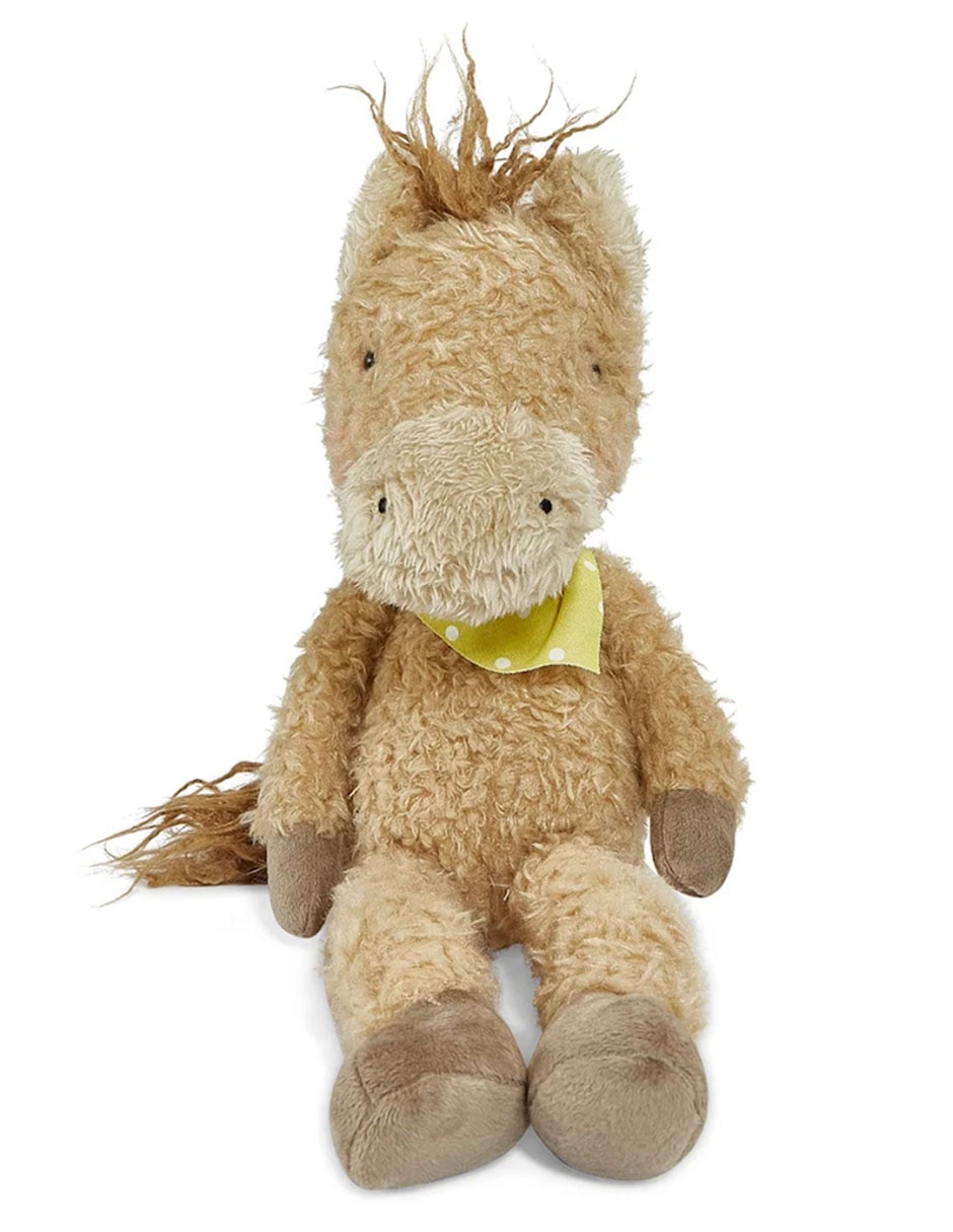 Peluche de caballo hecho a mano de 39 cm