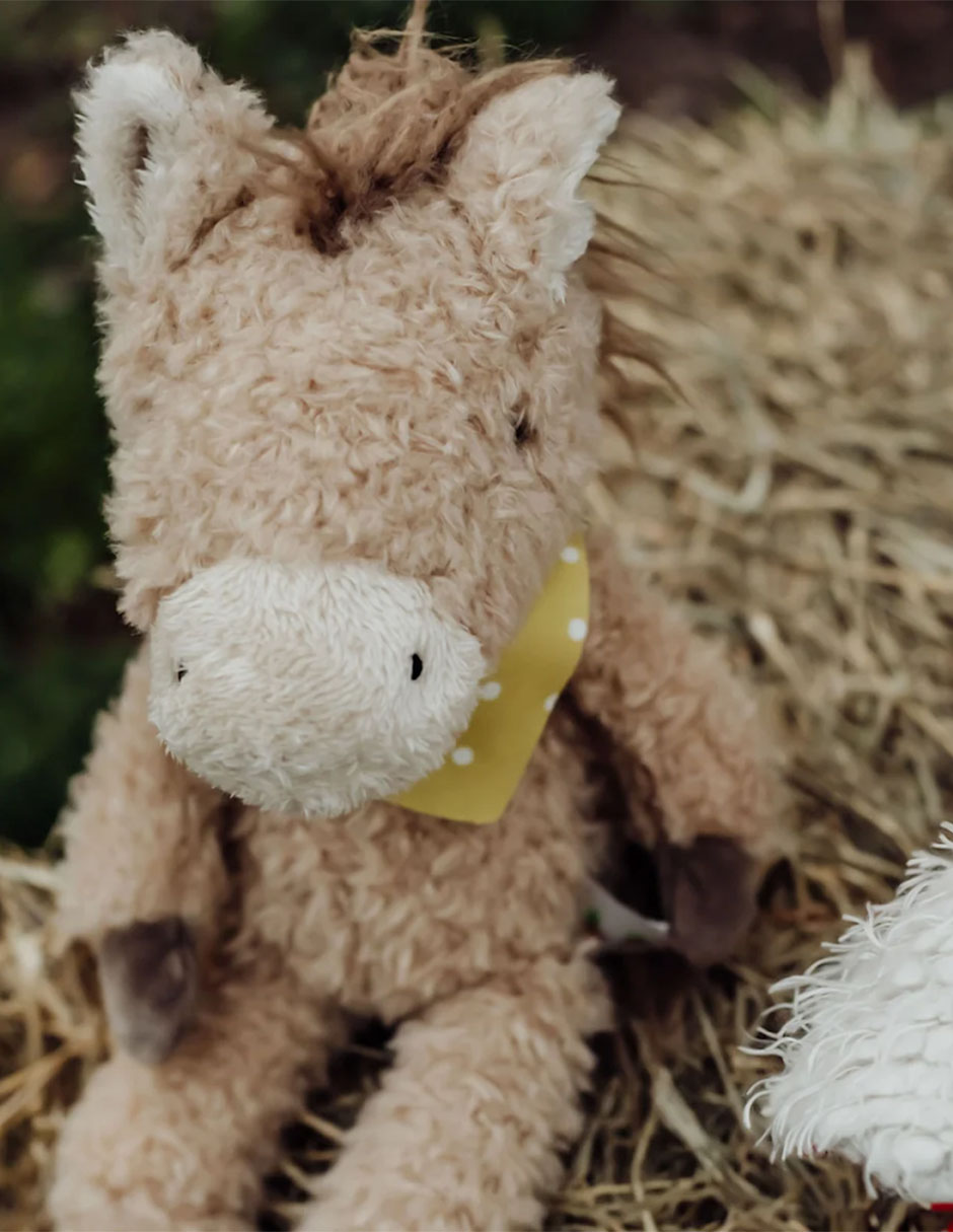 Peluche de caballo hecho a mano de 39 cm 4