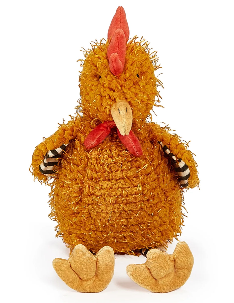 Peluche de gallo hecho a mano de 48 cm