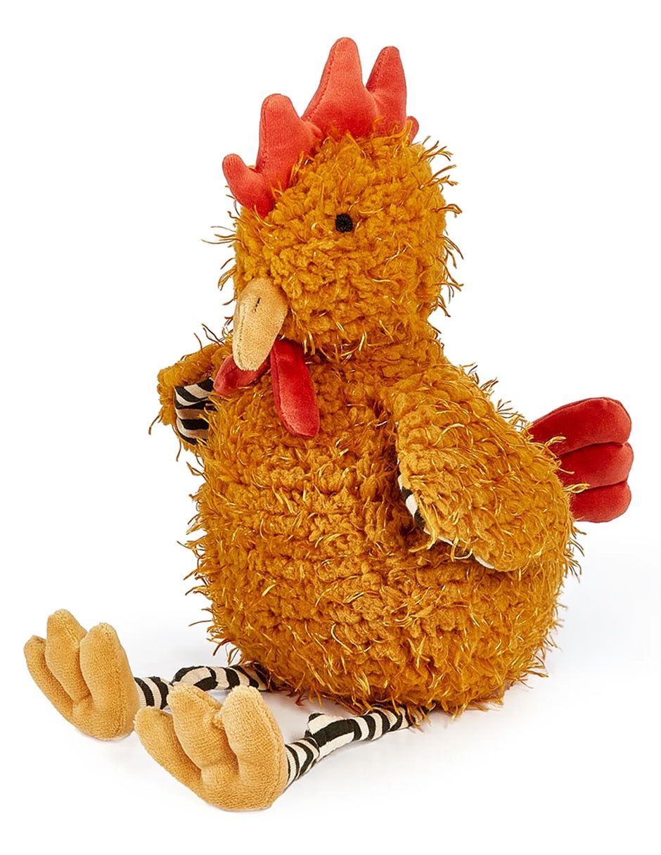 Peluche de gallo hecho a mano de 48 cm 2