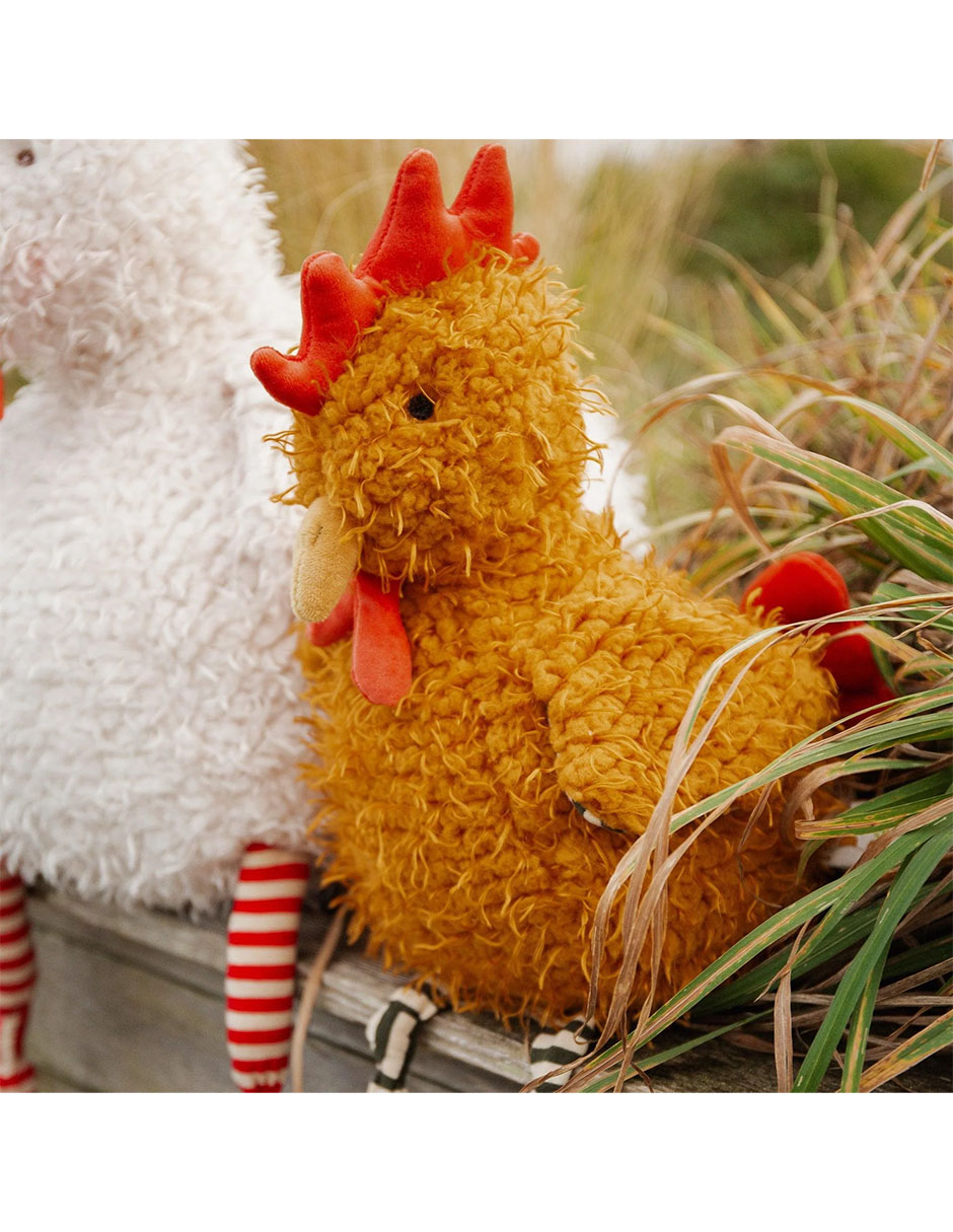 Peluche de gallo hecho a mano de 48 cm 5