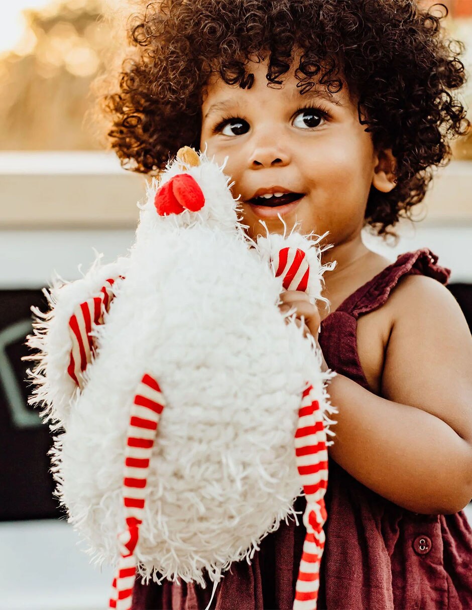 Peluche de gallo hecho a mano de 57 cm 6
