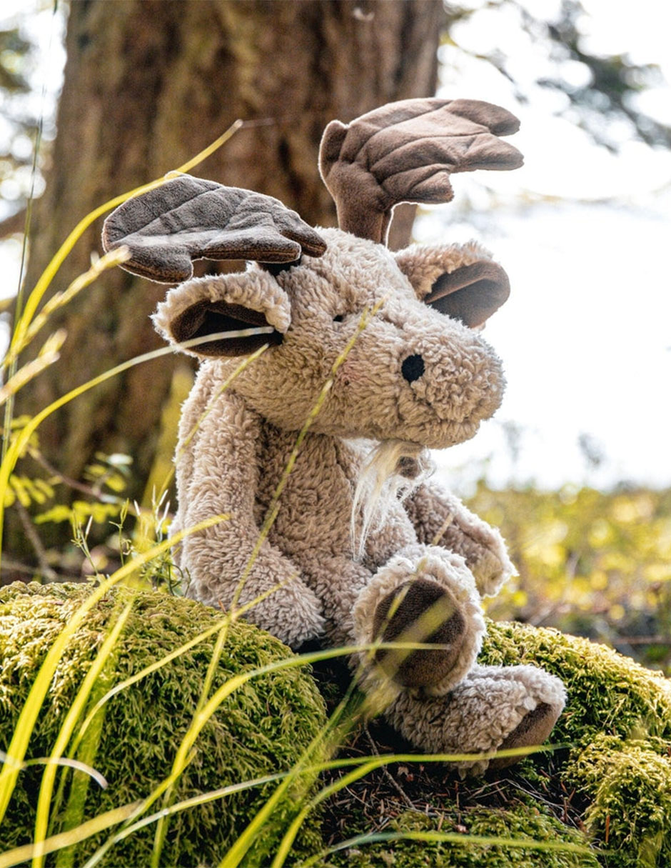 Peluche de alce hecho a mano 47 cm 4