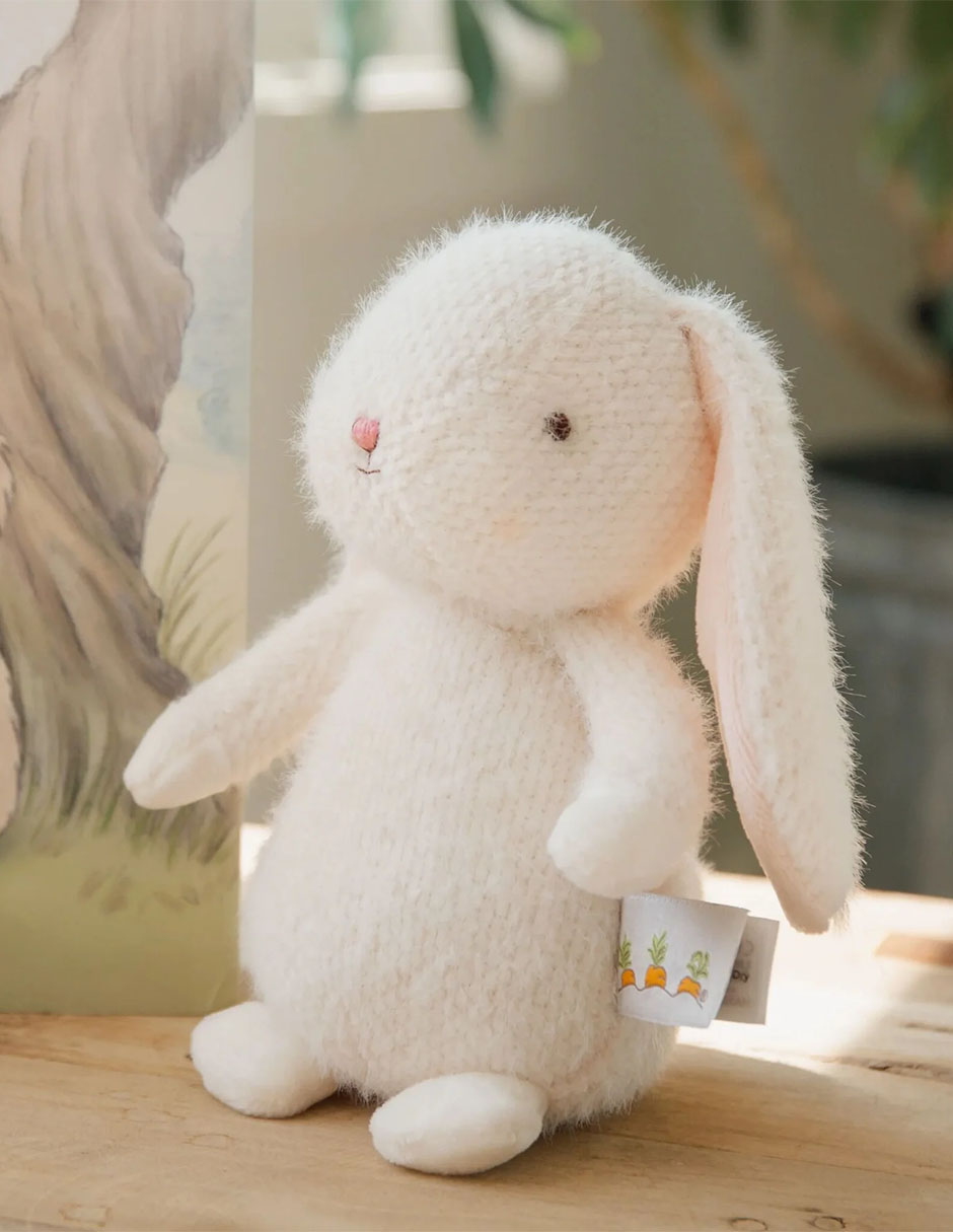 Peluche de conejo hecho a mano de 20 cm 4