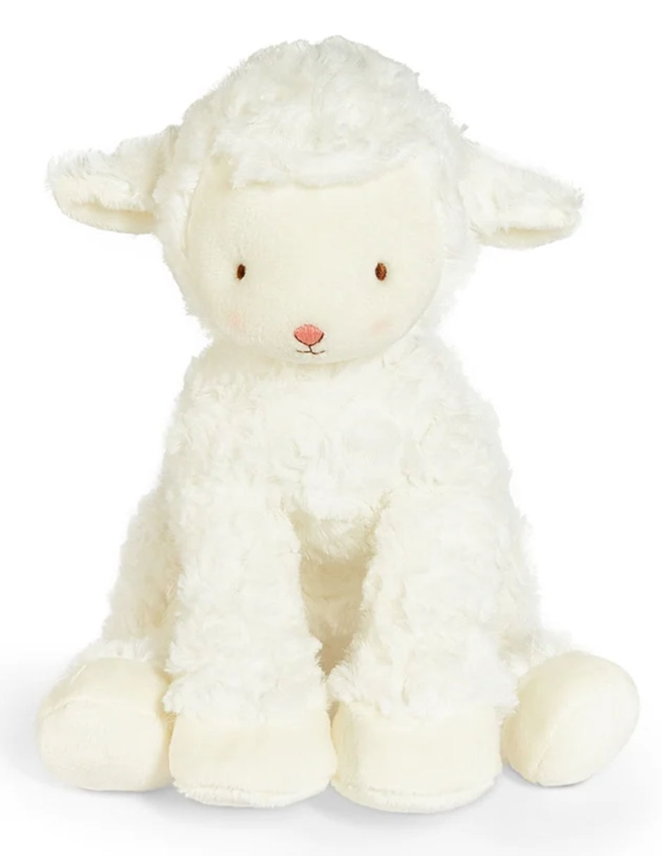 Peluche de cordero hecho a mano de 15 cm