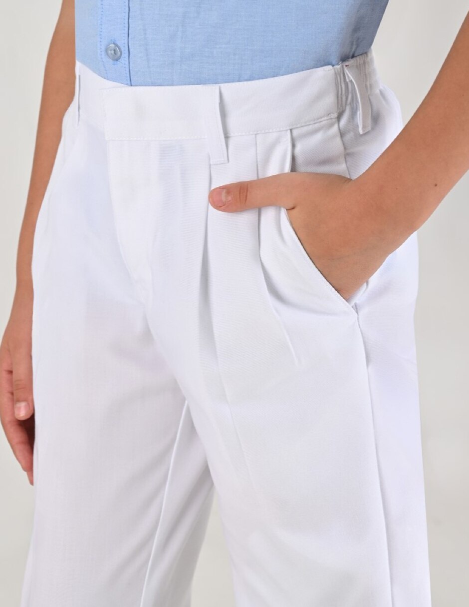 Pantalón con resorte de vestir básico para niño 3
