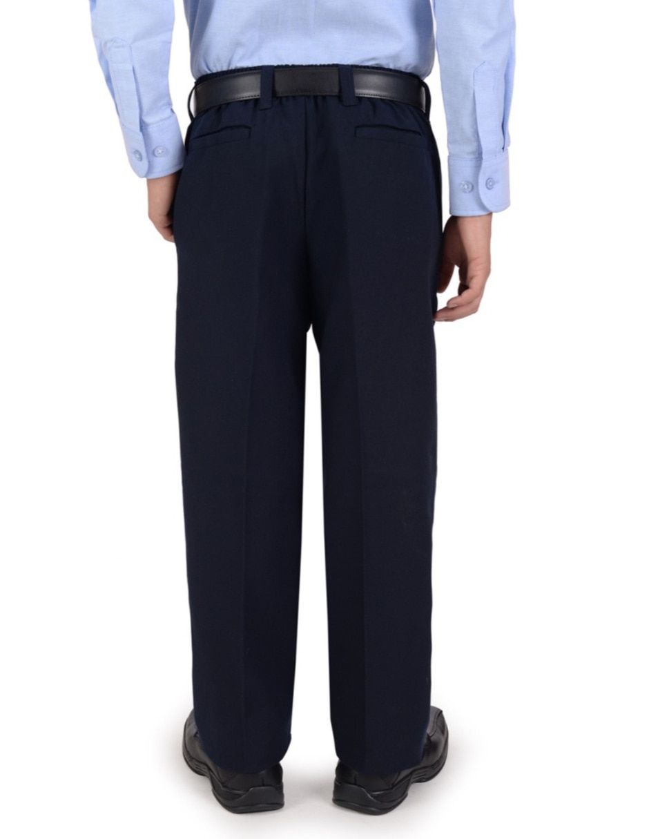 Pantalón con resorte de vestir yale básico para niño