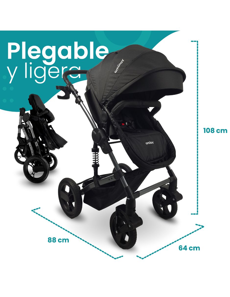 Carriola reversible plegable 6