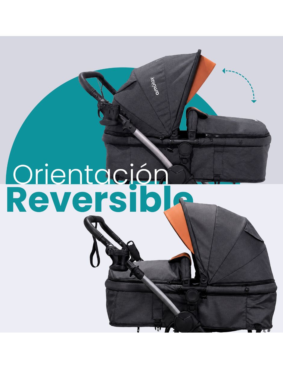 Carriola reversible Amulay plegable