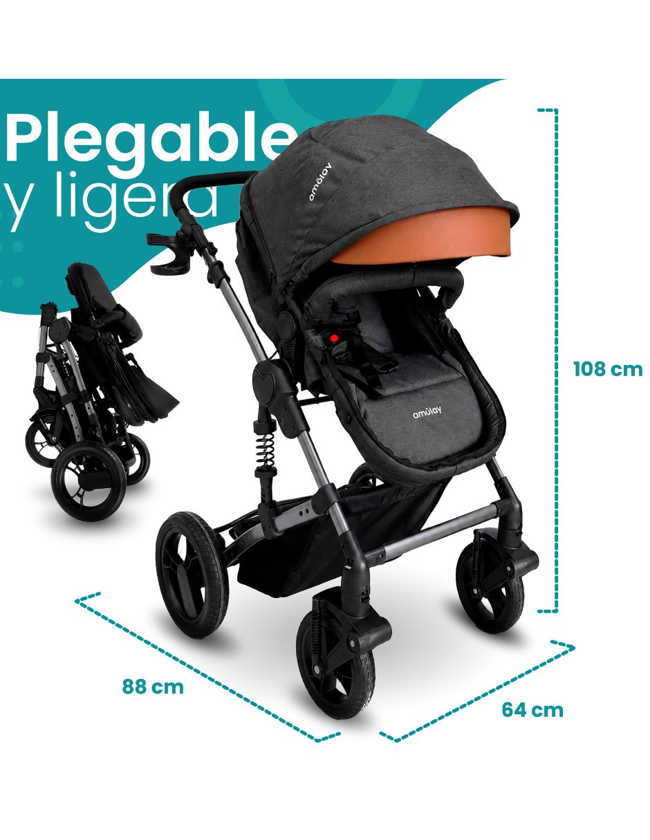 Carriola reversible Amulay plegable