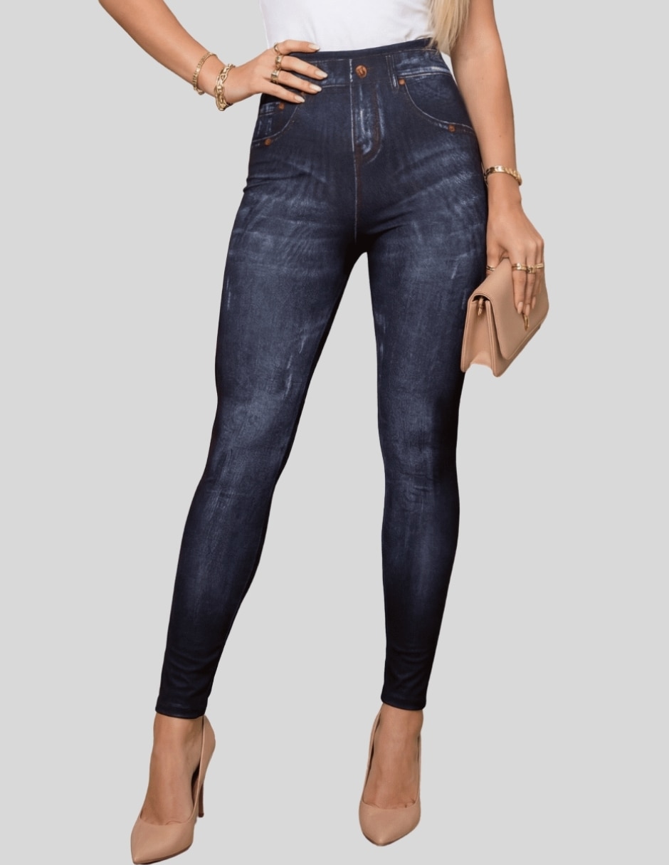 Set legging cintura alta con elástico para mujer 1