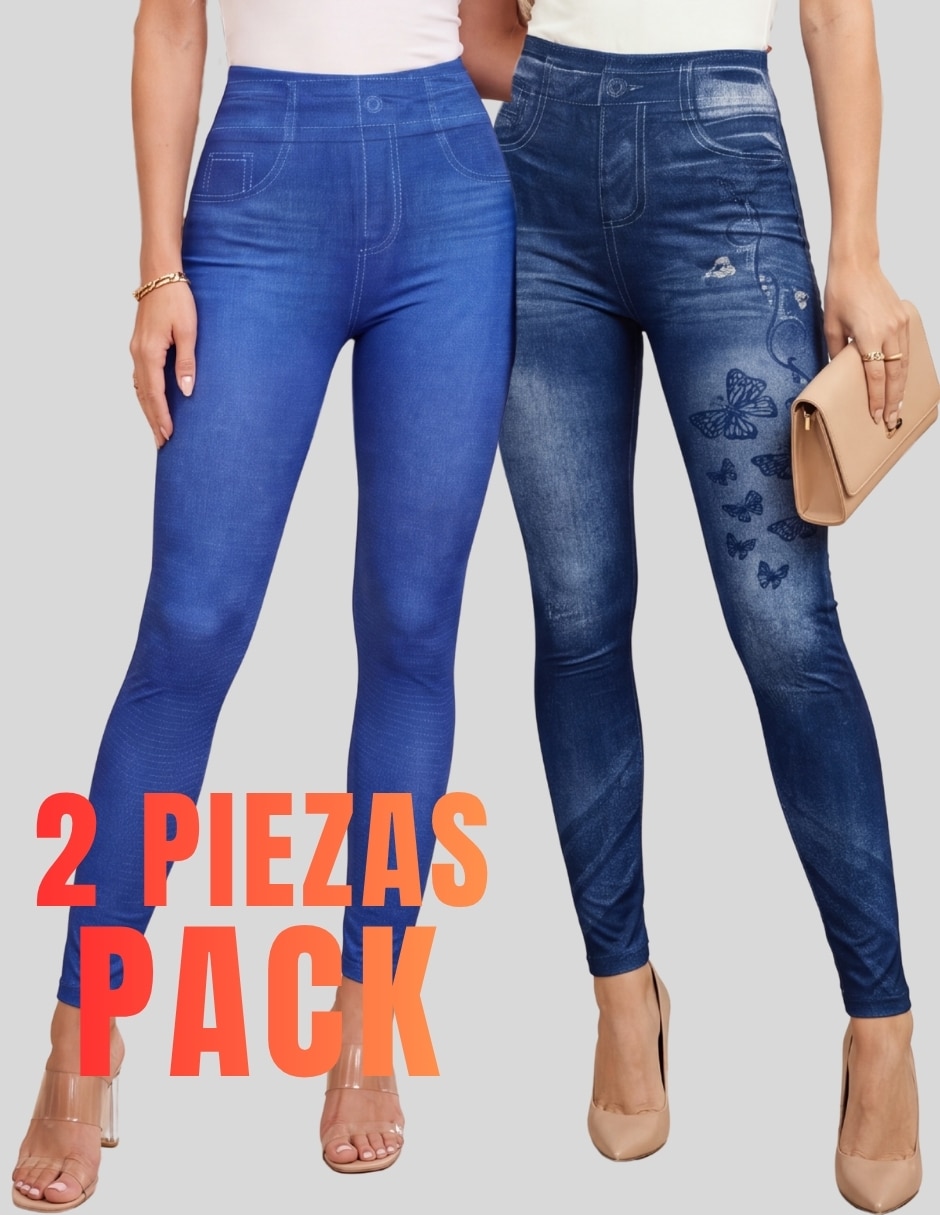 Set legging cintura alta con elástico para mujer 5