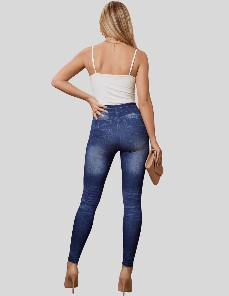Set legging cintura alta con elástico para mujer 3