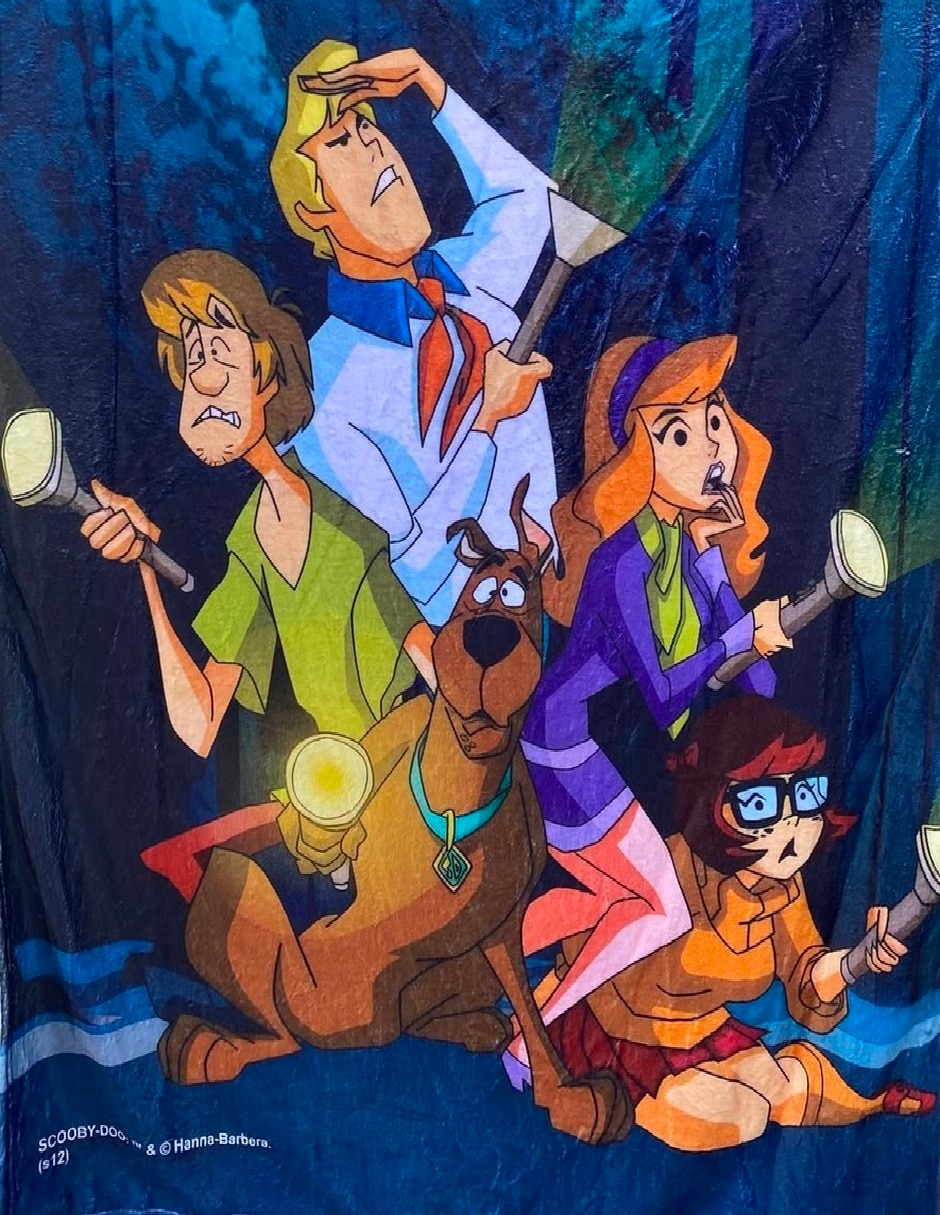 Cobija clásica de tejido suave Scooby Doo