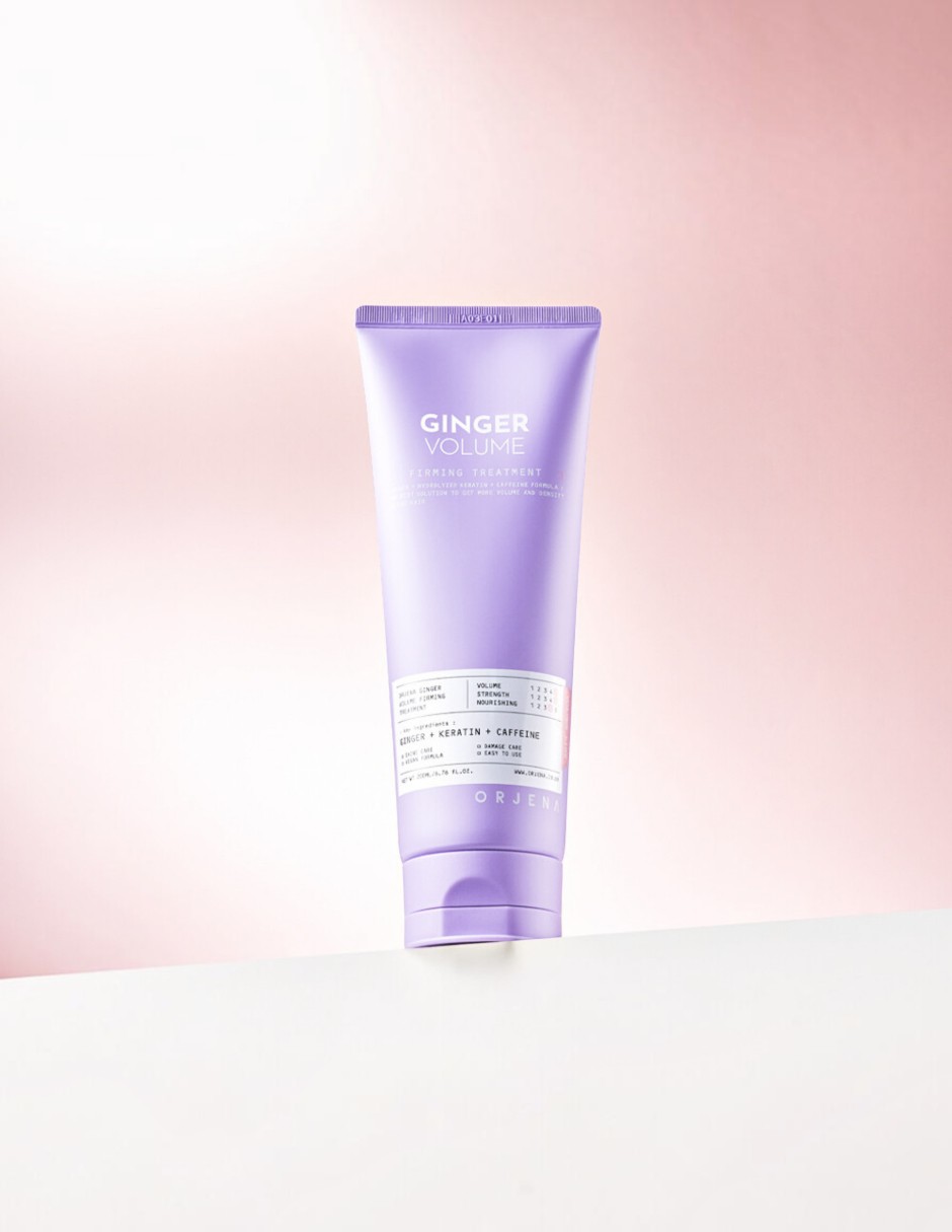 Tratamiento capilar Orjena ginger volume firming treatment tratamiento voluminizador con extracto de jengibre anticaída Orjena 3