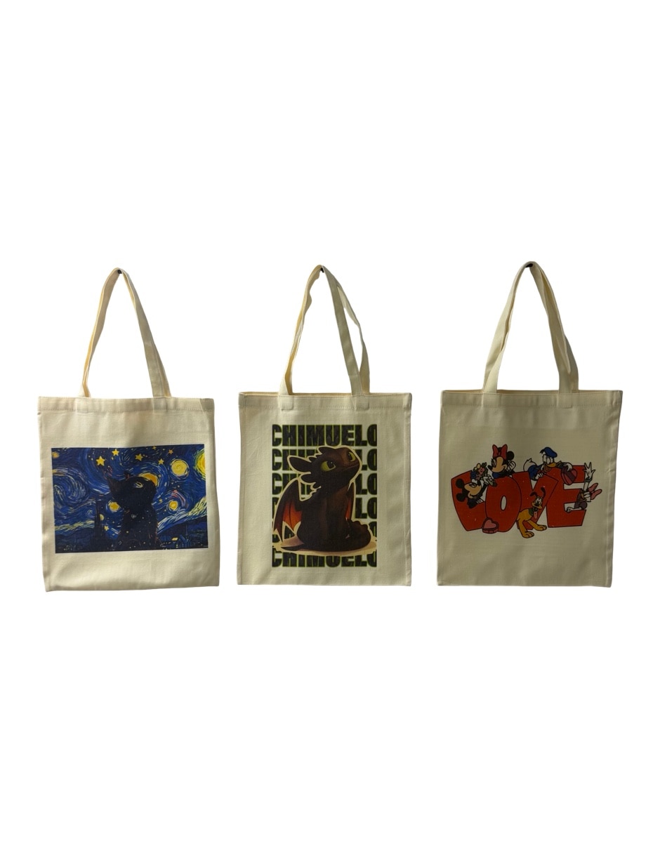 Bolsa tote macarena brand de algodón unisex Bolsa tote macarena brand de algodón unisex