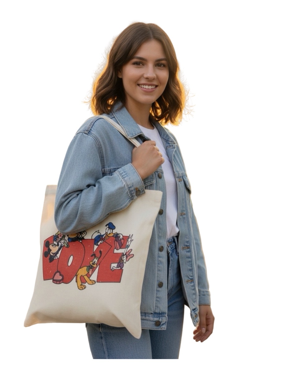 Bolsa tote macarena brand de algodón unisex 9
