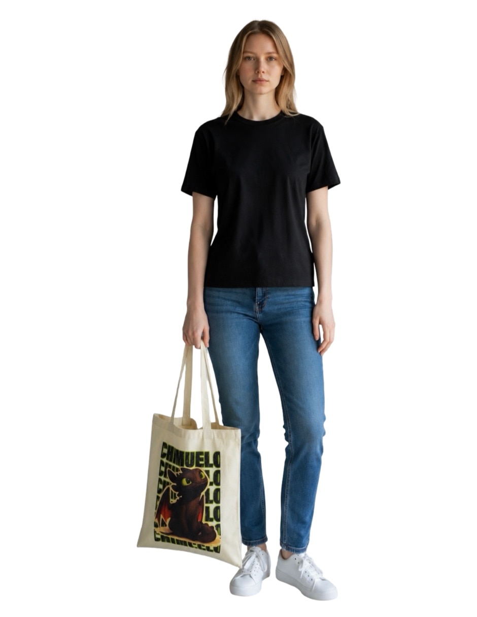 Bolsa tote macarena brand de algodón unisex 7