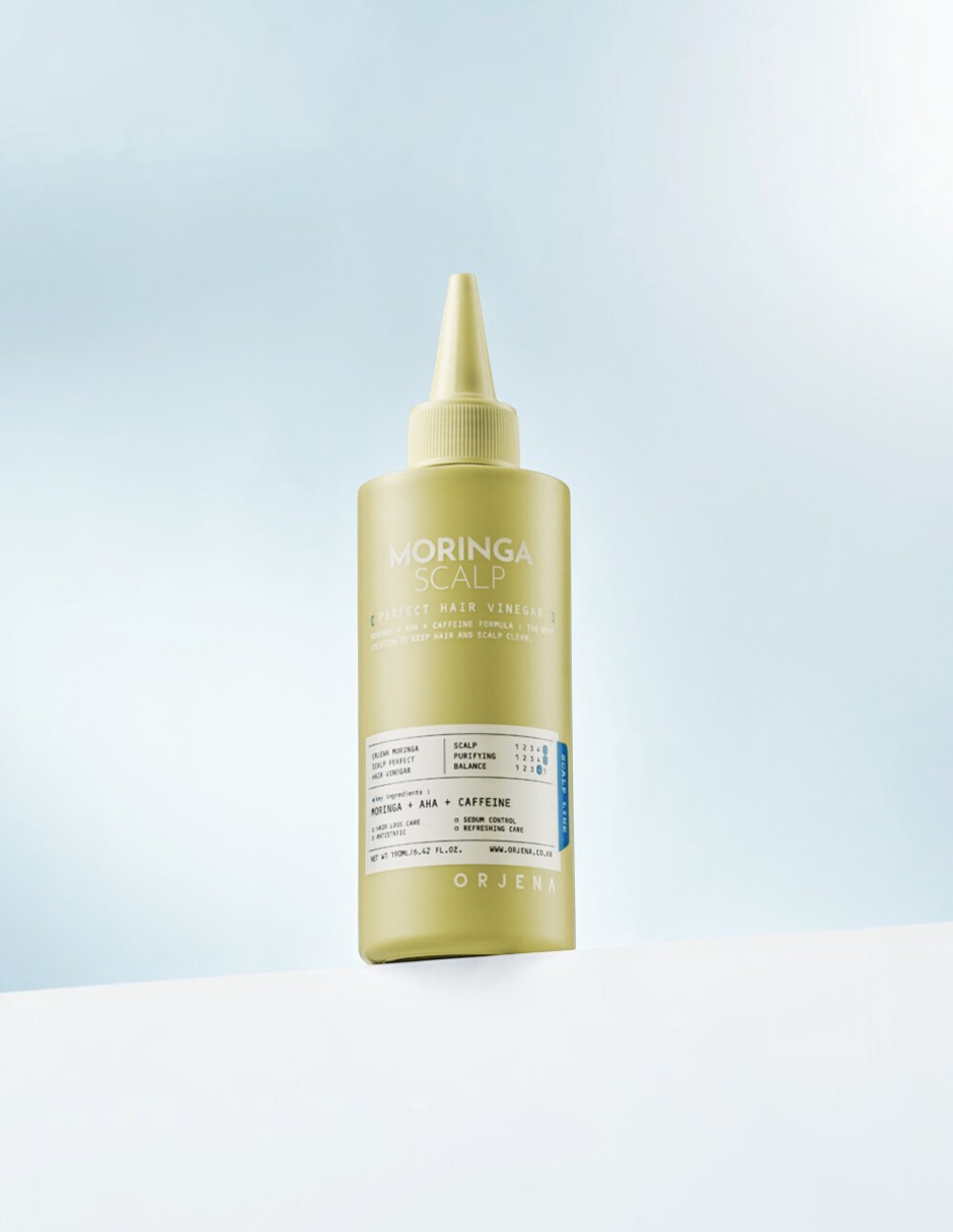 Tratamiento capilar Orjena moringa scalp perfect hair vinegar 190ml vinagre capilar hidratante con extracto de moringa anticaida Orjena 4