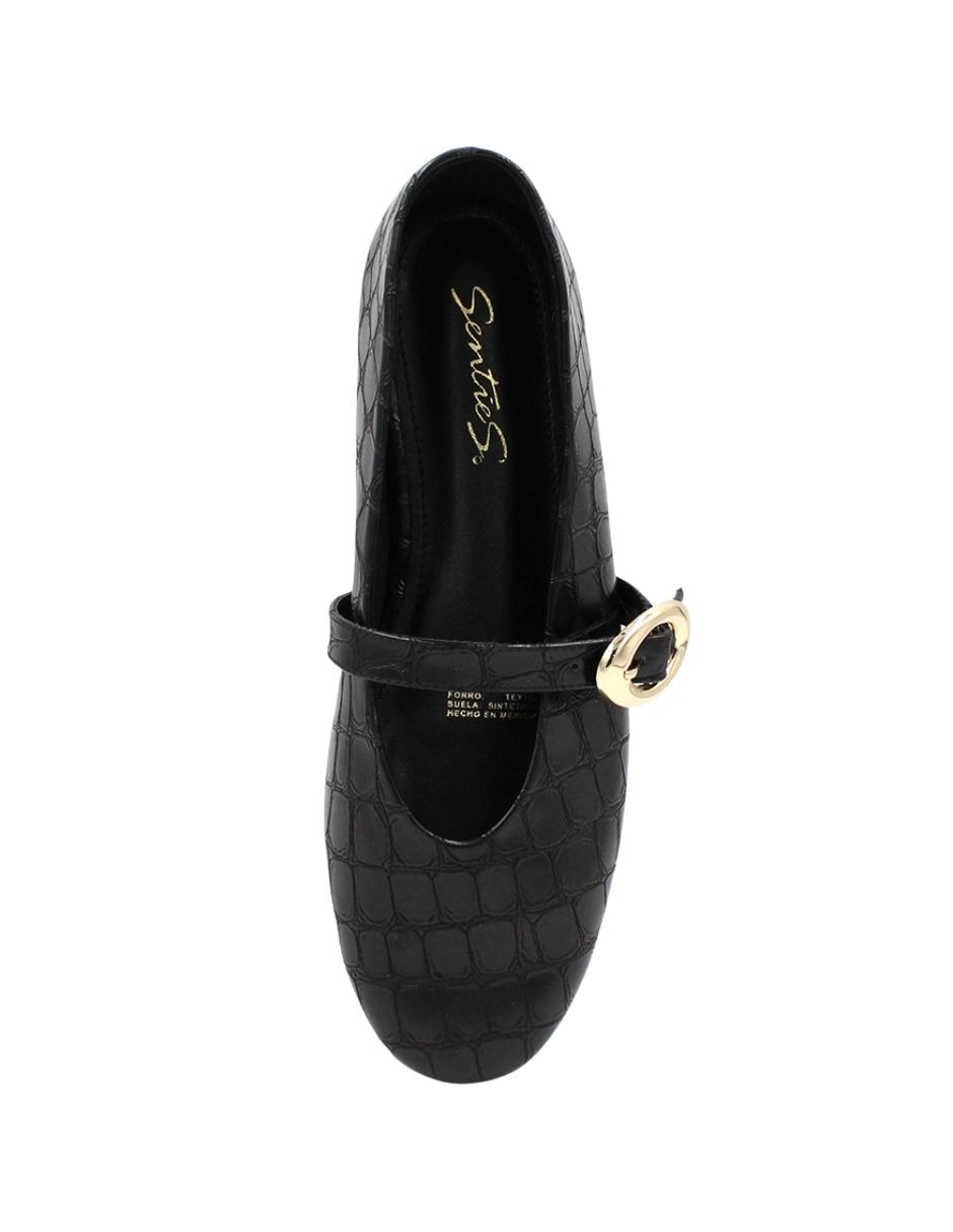 Balerina de piel sintética para mujer 6