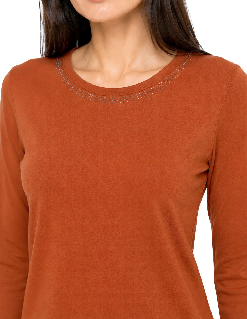 Blusa foley's manga larga para mujer