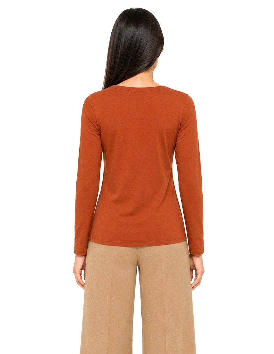Blusa foley's manga larga para mujer