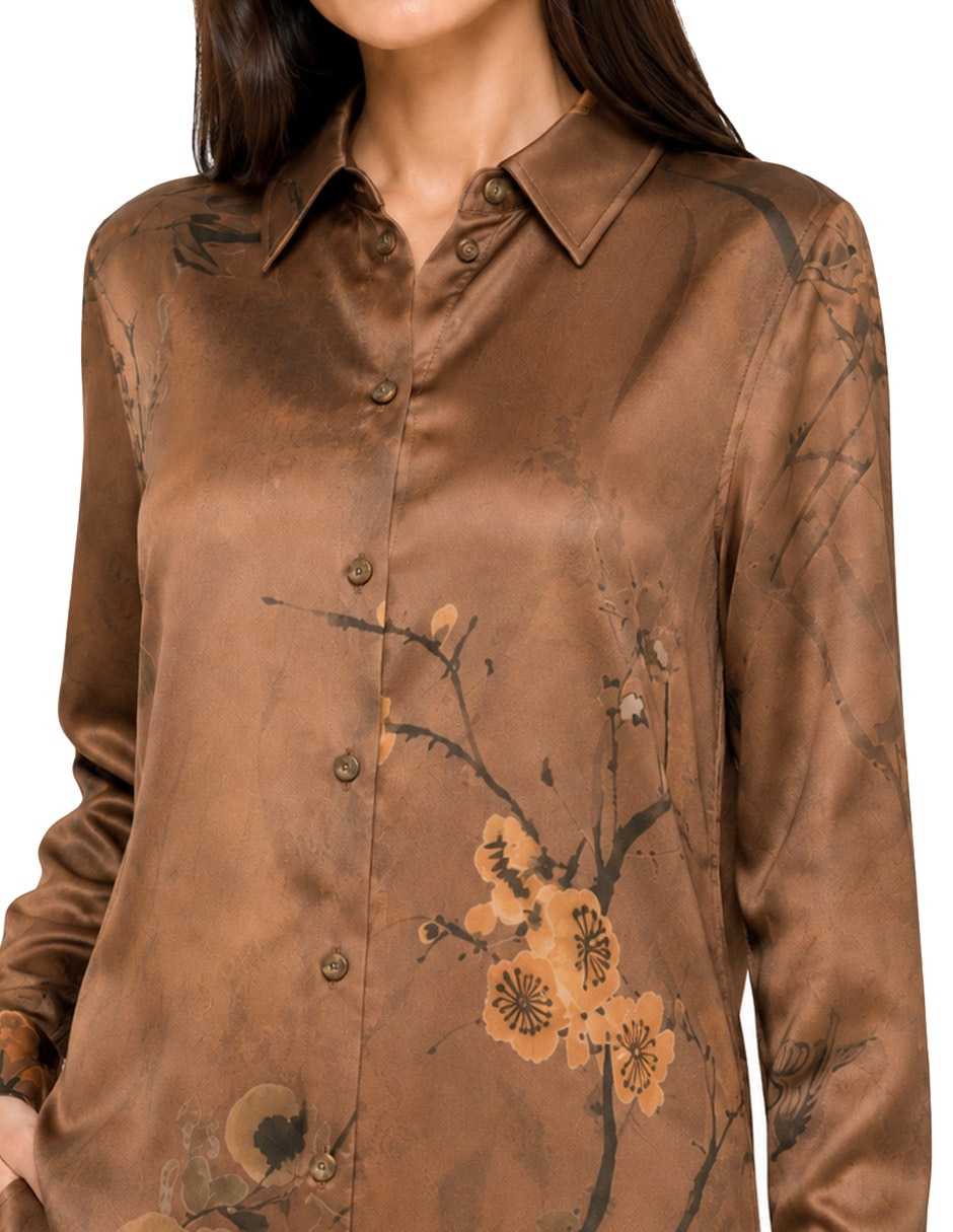Blusa foley's manga larga para mujer