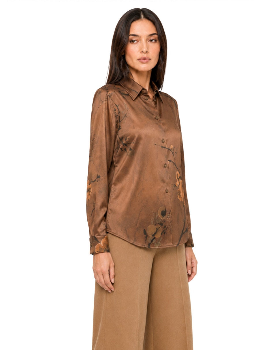Blusa foley's manga larga para mujer
