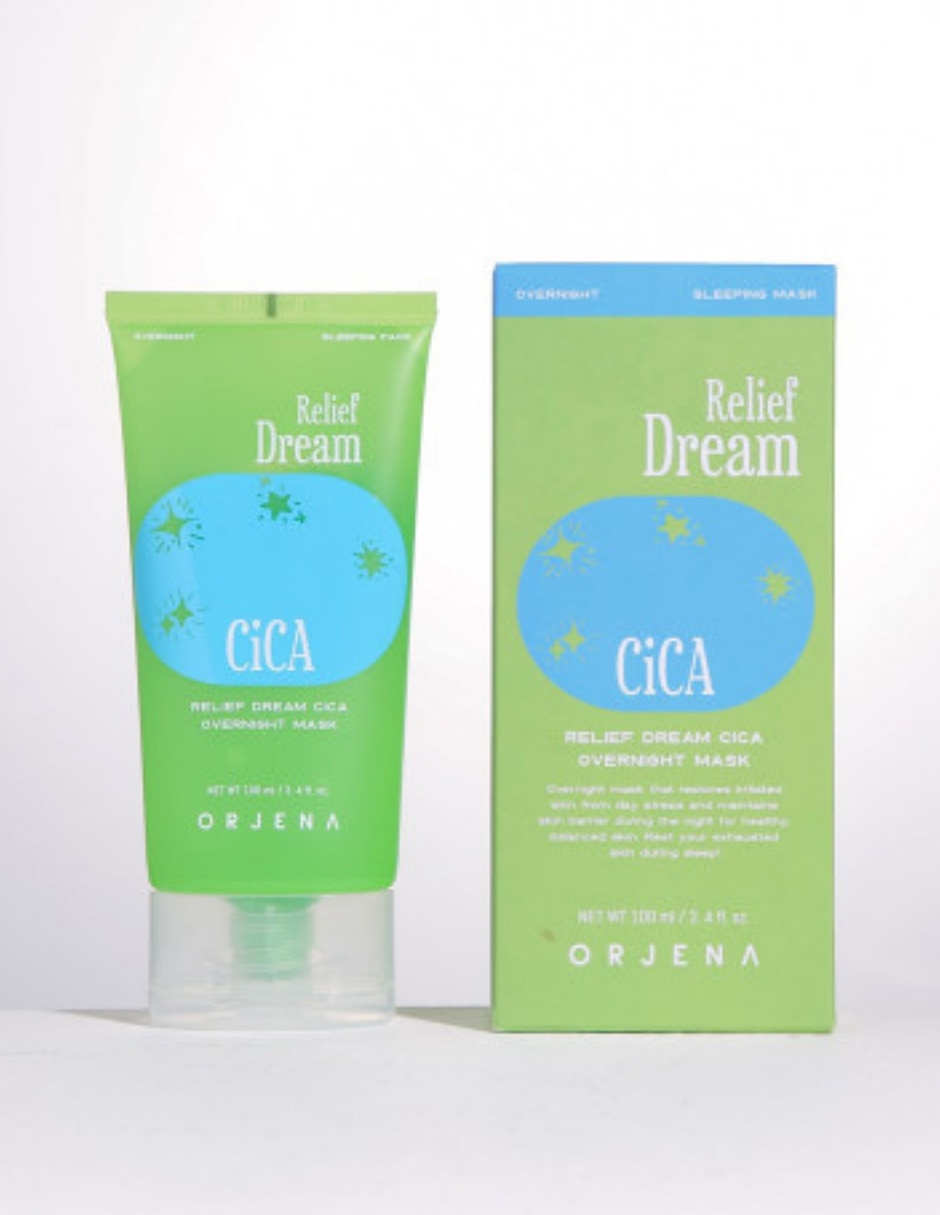 Mascarilla facial Orjena Relief Dream Cica Overnight Mask 100 g