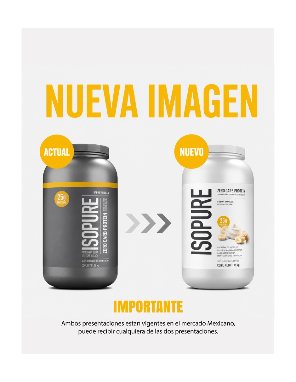Proteína sabor plátano de 1.36 Kg