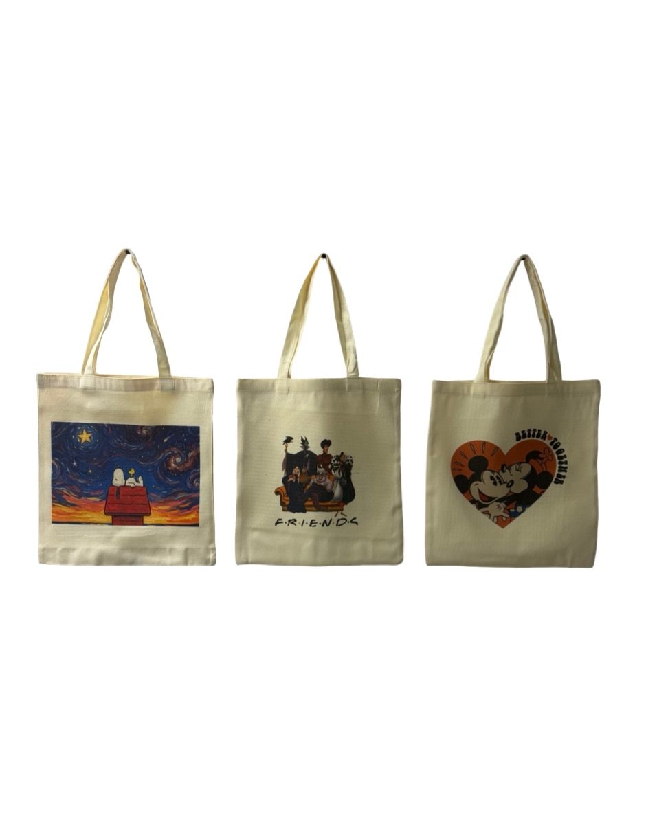 Bolsa tote macarena brand de algodón unisex Bolsa tote macarena brand de algodón unisex