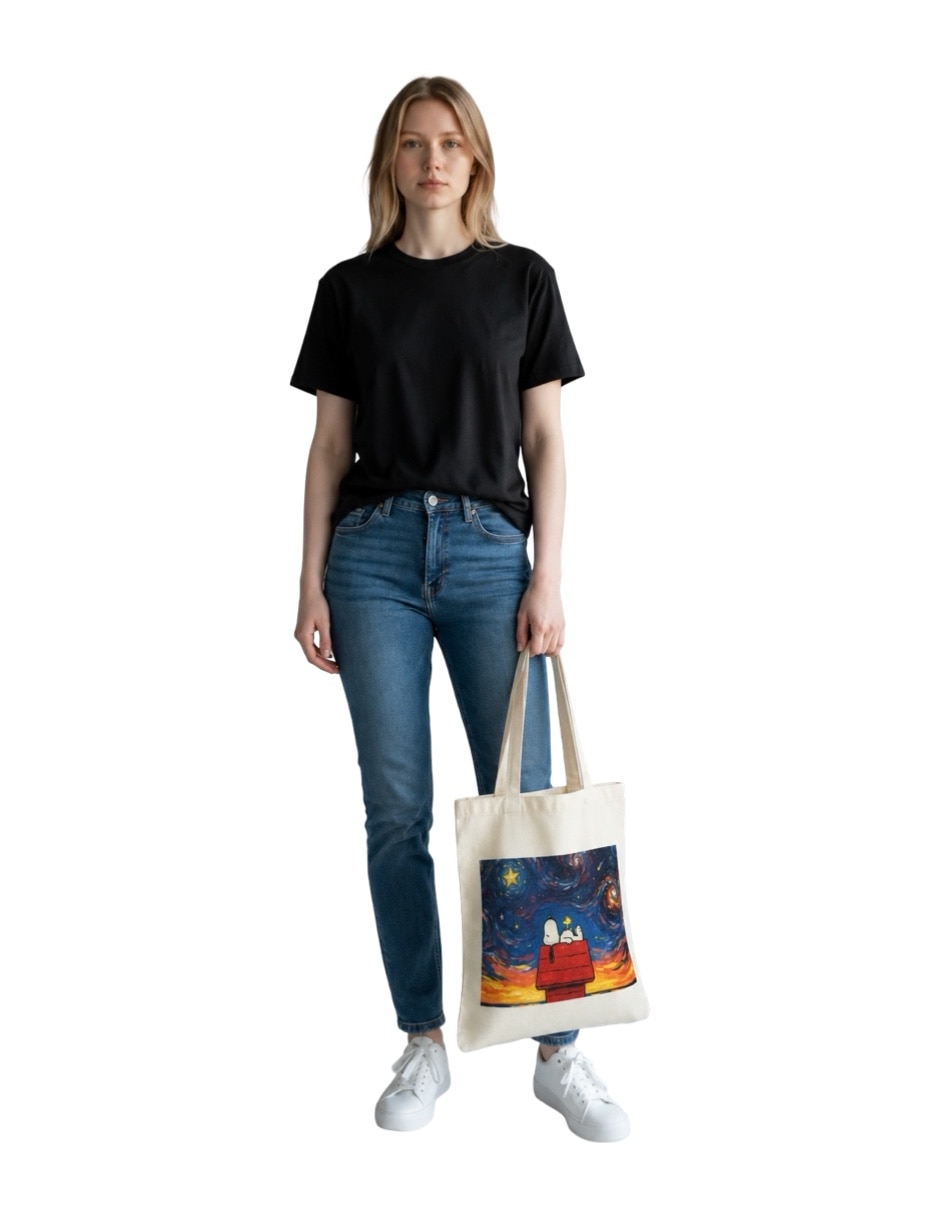 Bolsa tote macarena brand de algodón unisex 6