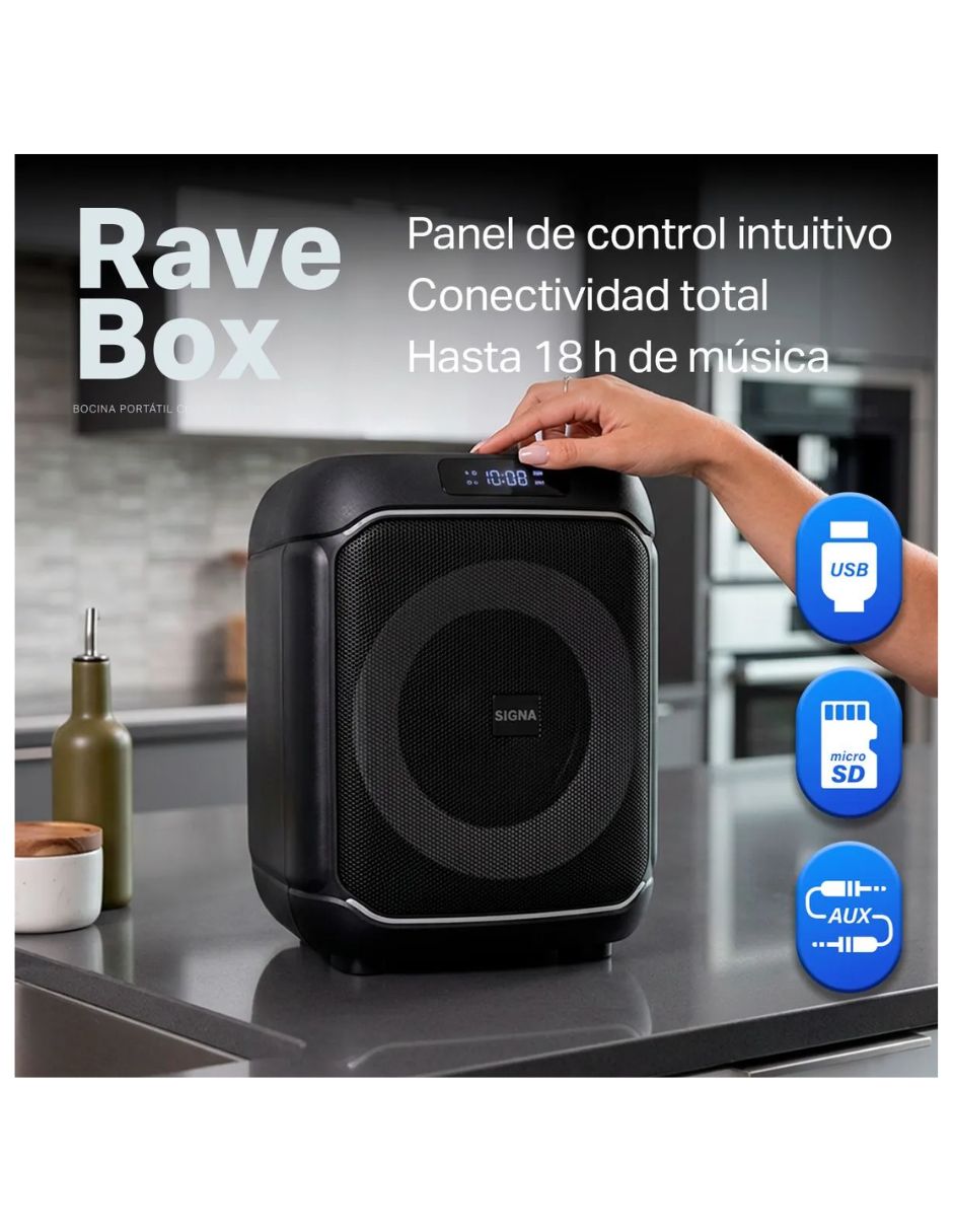 Bocina portátil Signa alámbrica reacondicionado 8