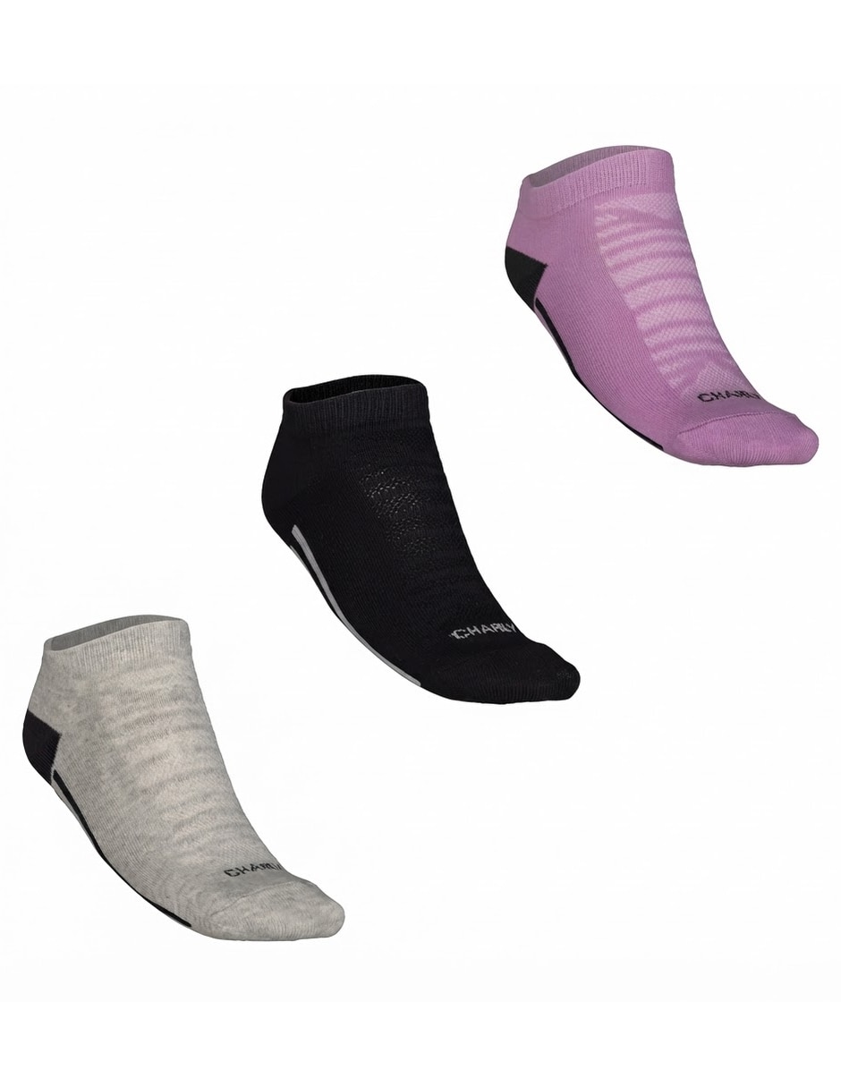 Set de calcetín Charly de algodón para mujer 3 pares Set de calcetín Charly de algodón para mujer 3 pares