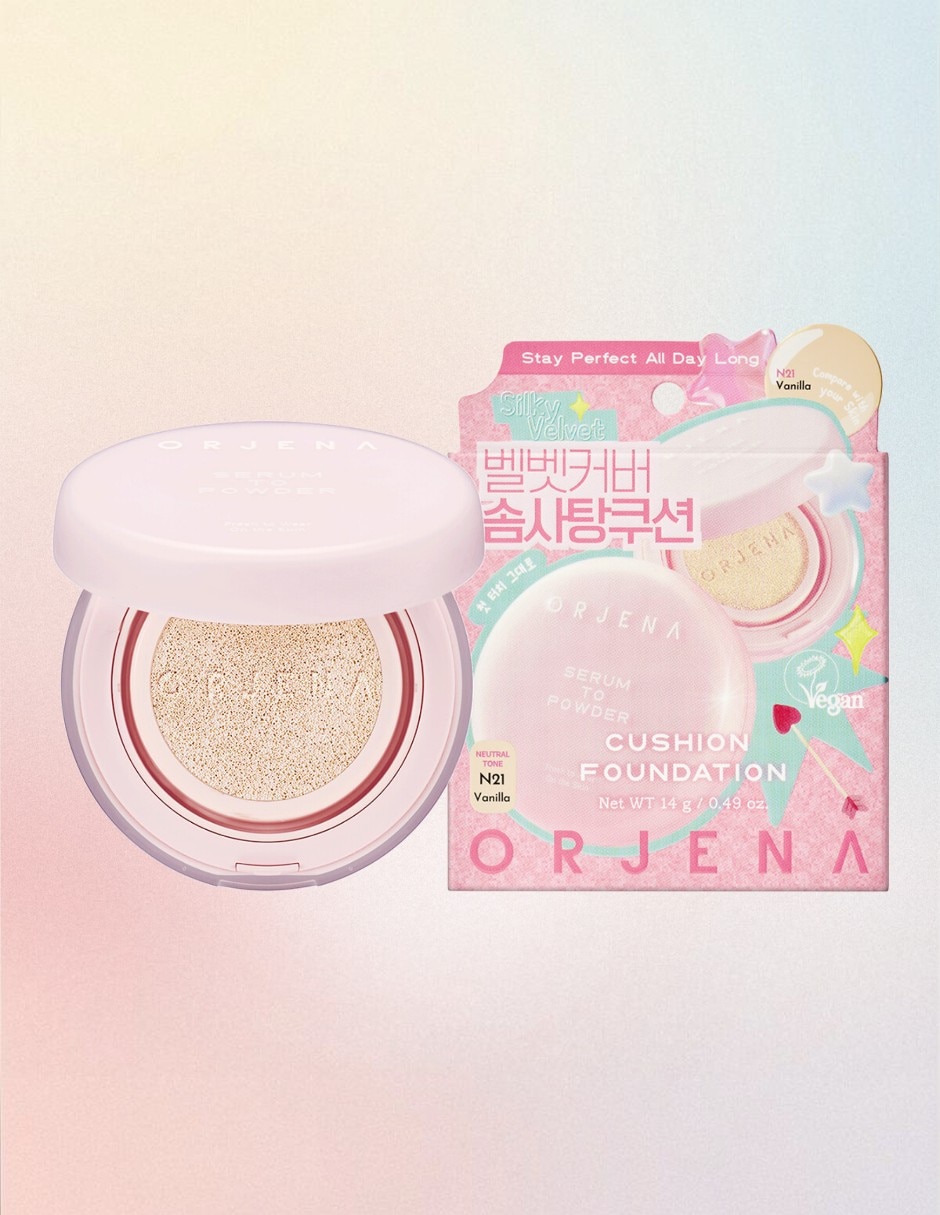 Base de maquillaje crema Orjena Cushion Semi mate